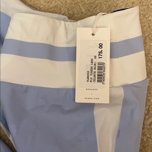 NWT Vaara Celeste Blue Leggings - Picture 5 of 5